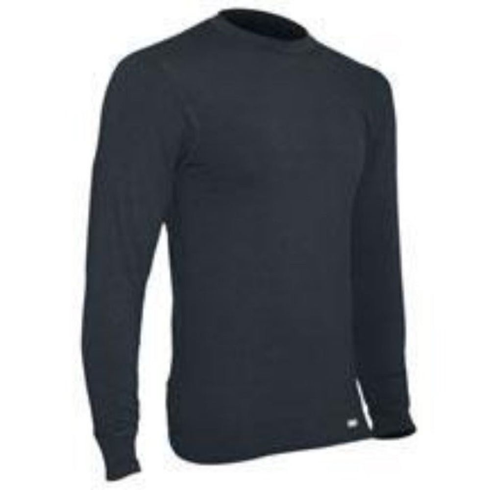 PolarMax Mens 4Way Stretch Crew Shirt Size S black NWT in packaging‎
